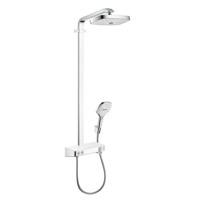 Душевая стойка Hansgrohe Raindance Select E 27283400 хром;белый