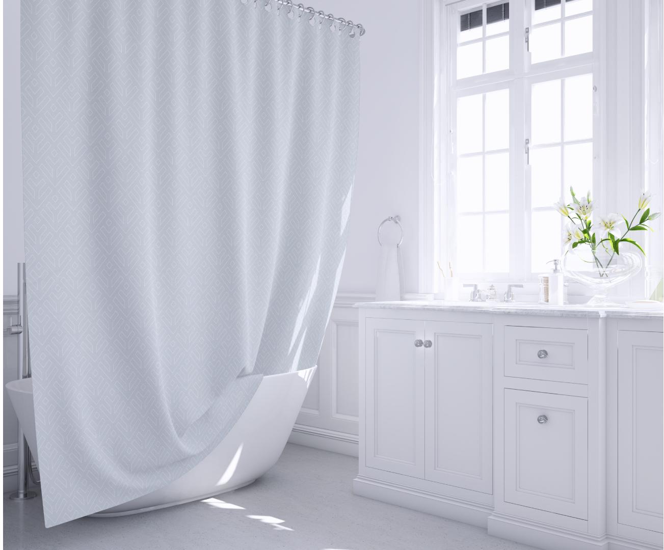 Шторка для ванной Fixsen Forest FX-1503, без колец