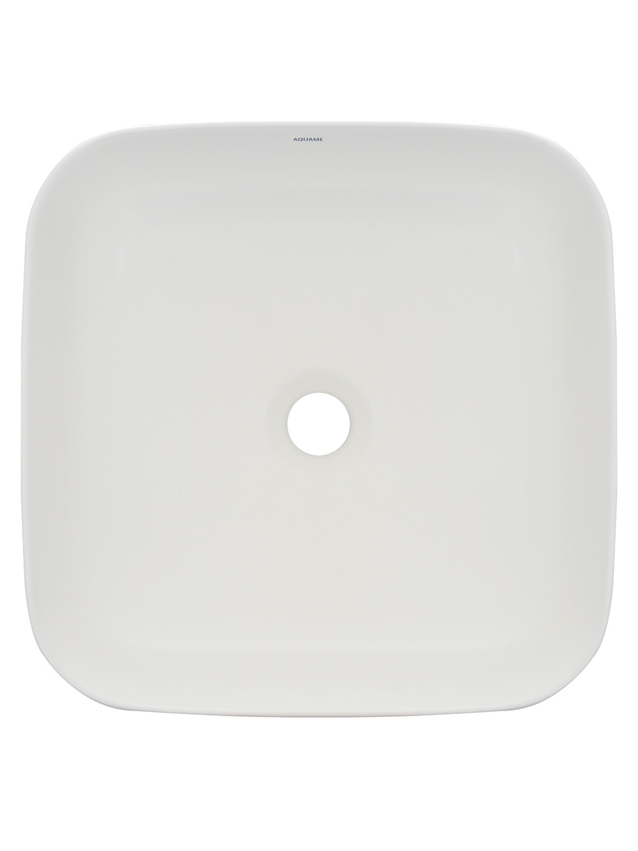 Раковина накладная 39см AQUAme AQM5011MW белый матовый