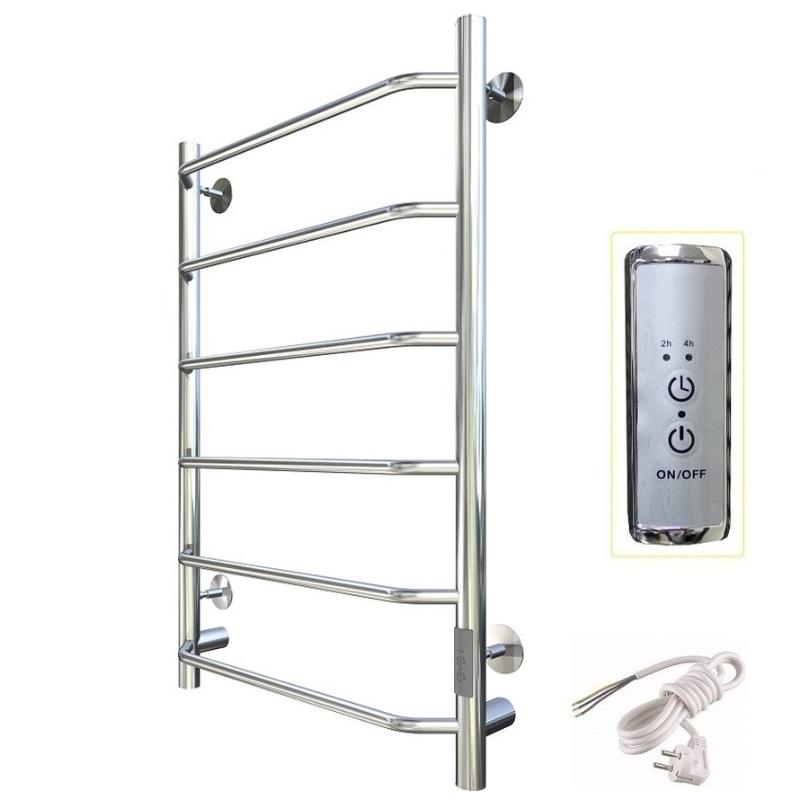 Полотенцесушитель электрический Тругор Пэк серия 6 80х60 хром