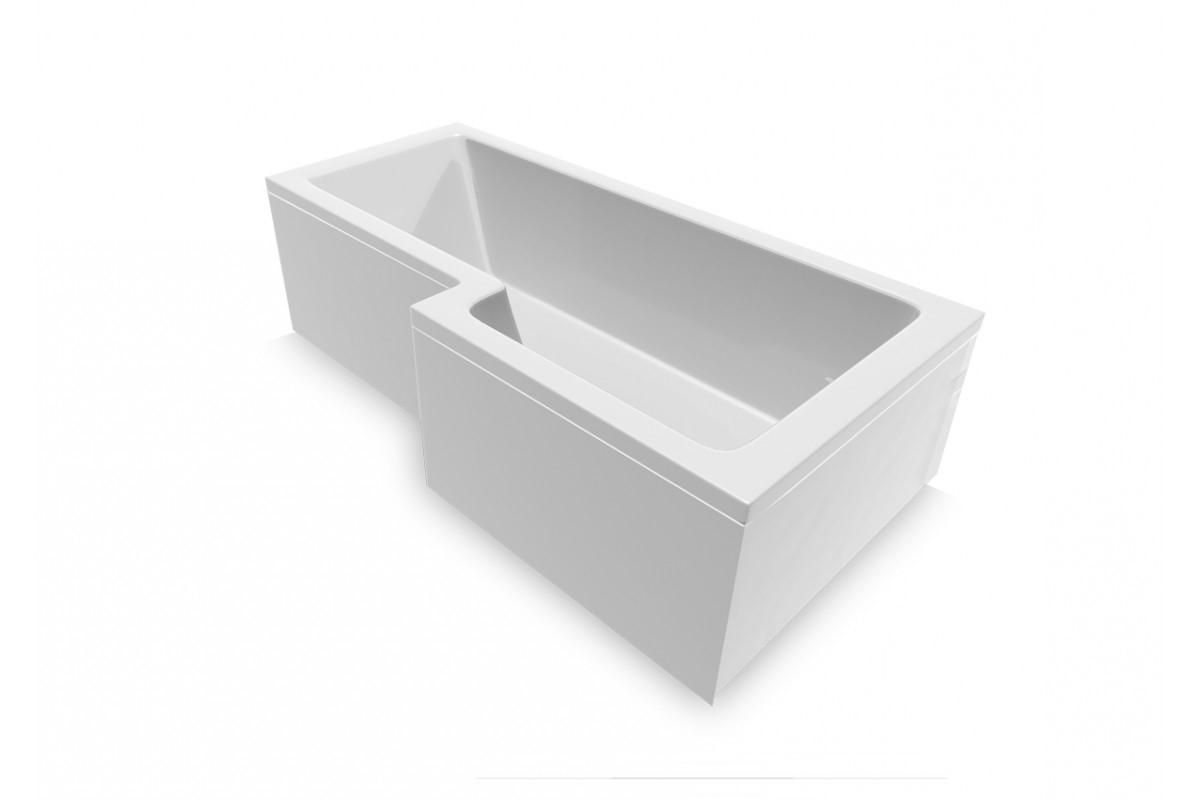 Ванна акриловая правосторонняя Vayer Options Гл000023295, 165x85