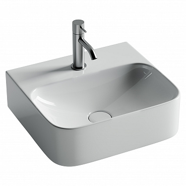 Раковина подвесная 43см Ceramica Nova Aura CN2005 белый