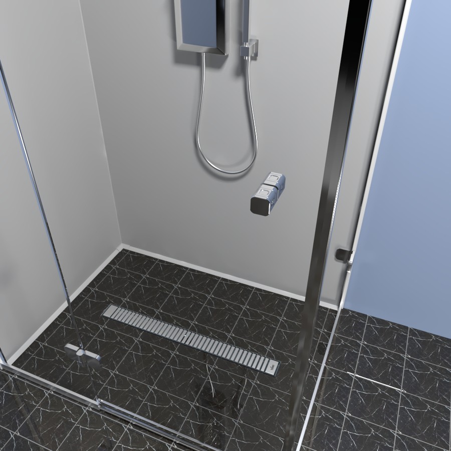 Душевой лоток TIMO Drain Protect DP20800-LG20800, сатин