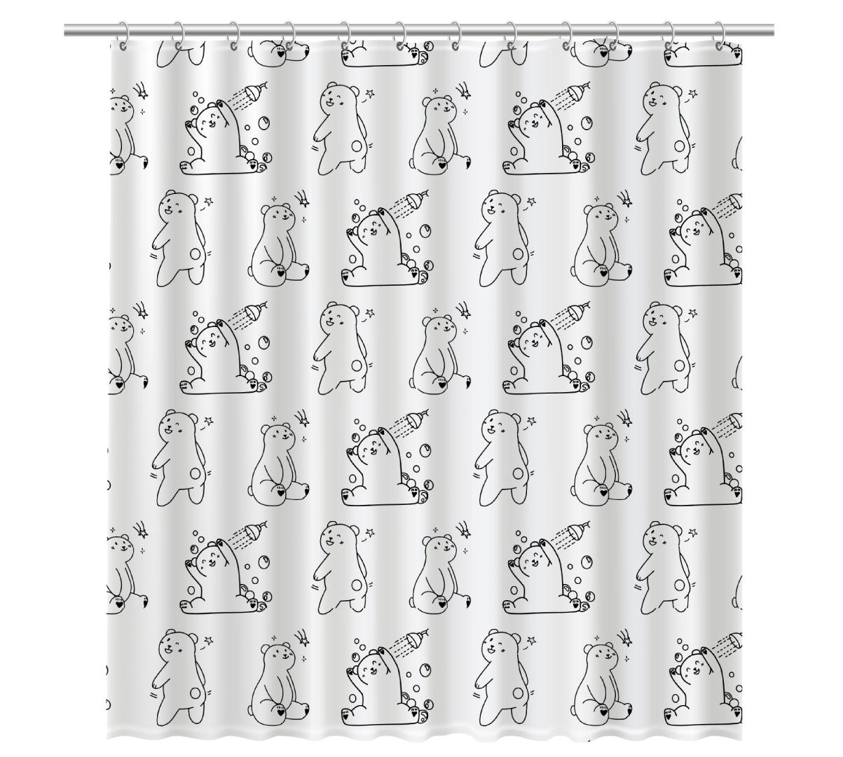 Шторка для ванной Fixsen Teddy Wash FX-1505