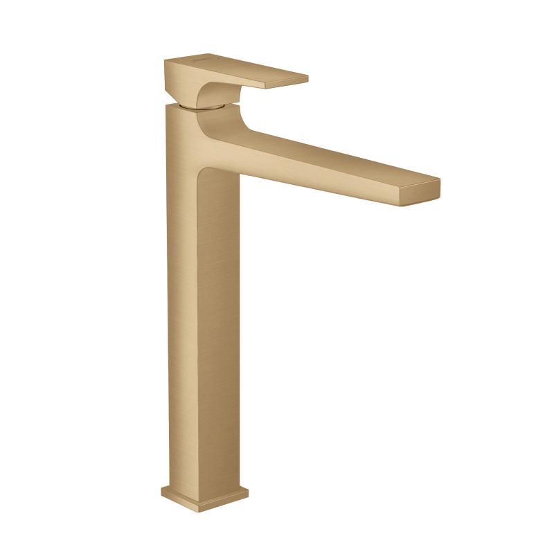 Смеситель для раковины-чаши Hansgrohe Metropol 32512140 бронза шлифованная