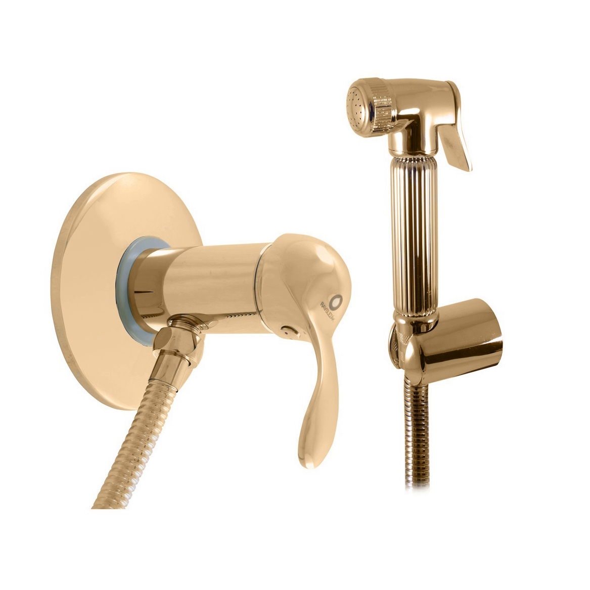 Гигиенический душ со смесителем Rav Slezak LABE L047/1Z, золото