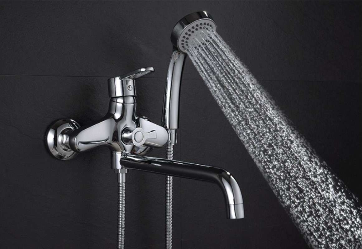 Смеситель для ванны D&K Rhein DA1393301, хром