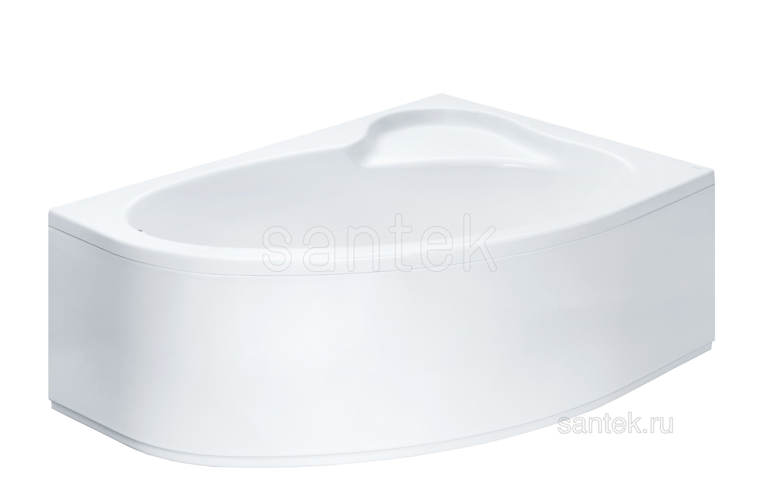 Акриловая ванна Santek Эдера 170х100 правая асимметричная 1WH501663