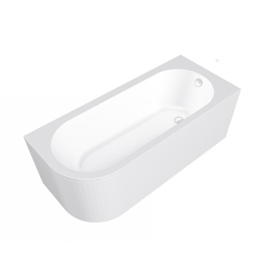 Ванна акриловая правосторонняя Vayer Irena Гл000026132, 170х72