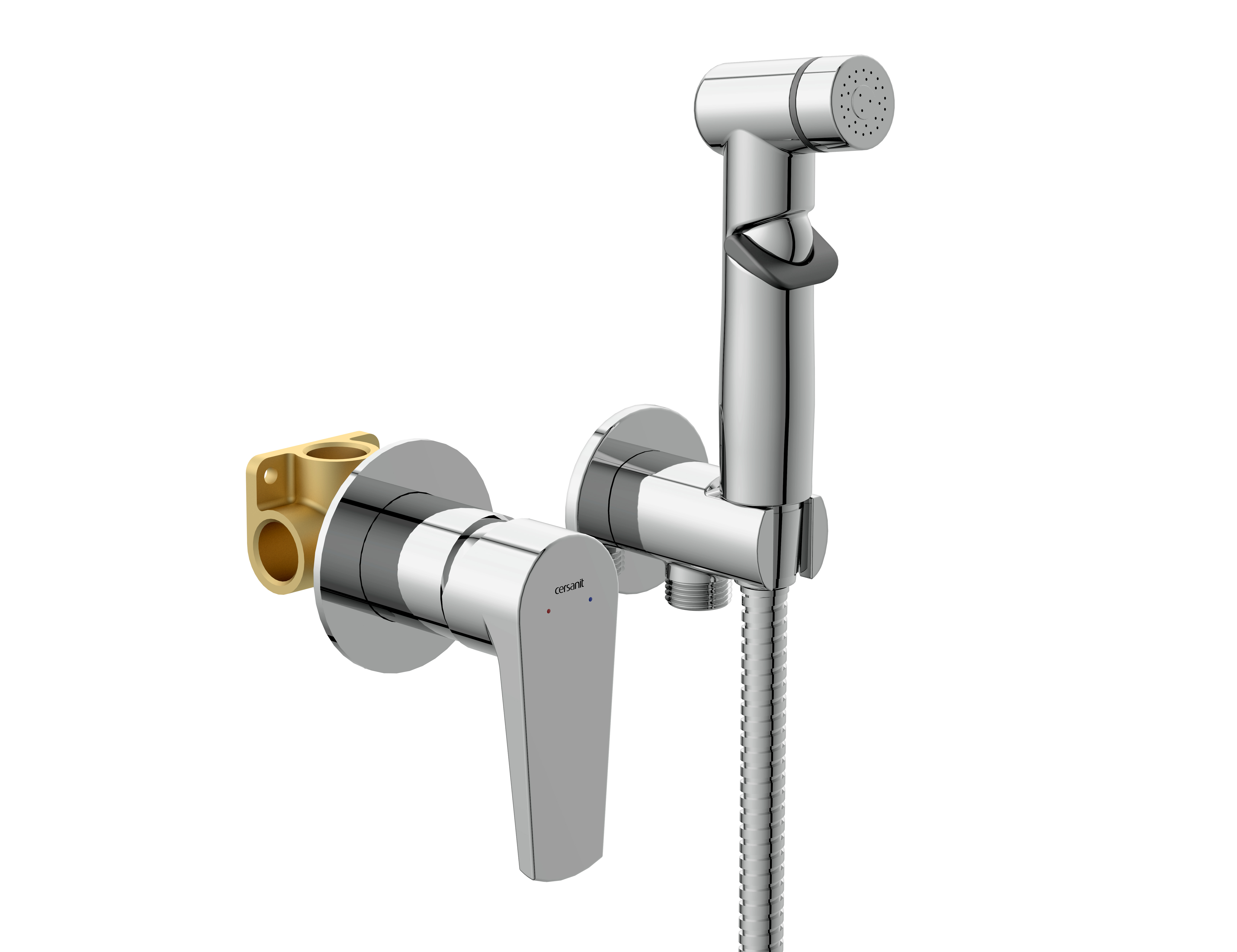 Гигиенический душ со смесителем Cersanit MODUO 64105 хром