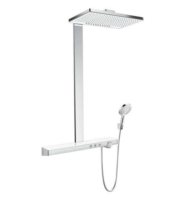 Душевая стойка Hansgrohe Rainmaker Select 27028400 хром;белый
