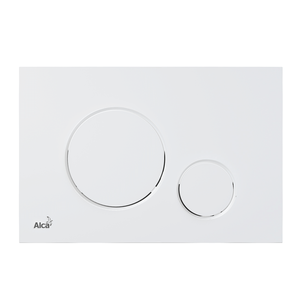 Кнопка смыва AlcaPlast THIN M676 белый матовый
