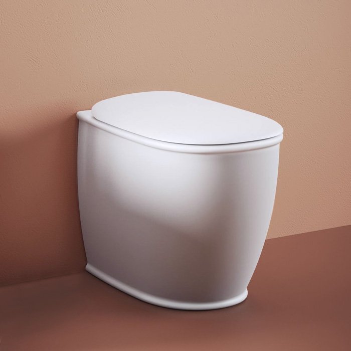 Унитаз приставной (бачок в стене) ArtCeram Atelier ATV002 01;00 белый, без сиденья