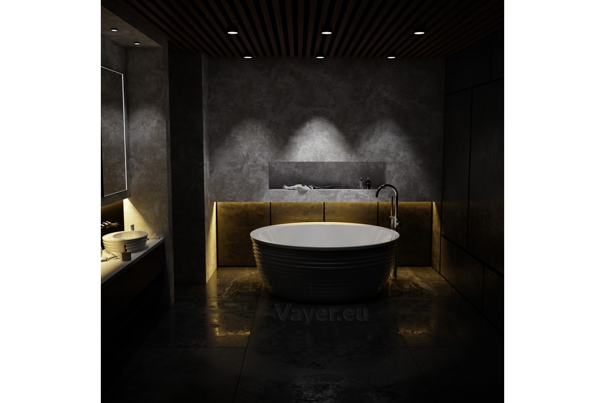 Ванна акриловая отдельностоящая Vayer BOOMERANG Гл000010534, 160x160