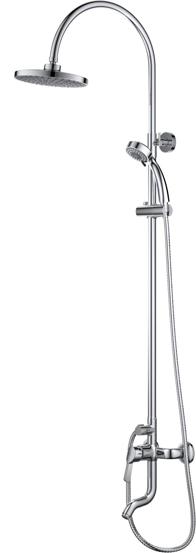 Душевая стойка DQ Rhein.Schiller DA1463701C09 хром