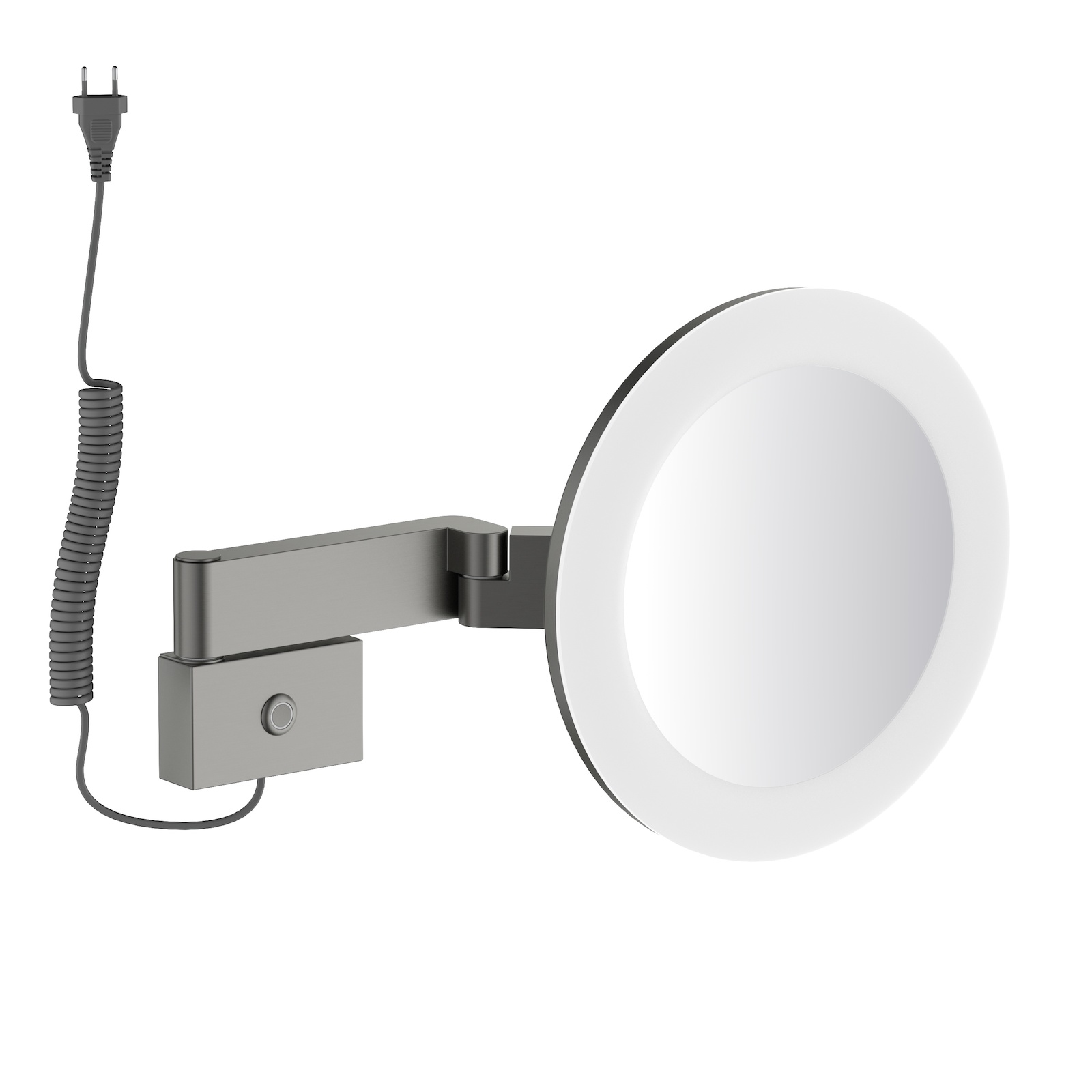 Косметическое зеркало с подсветкой Timo Saona 13374/18 черное золото