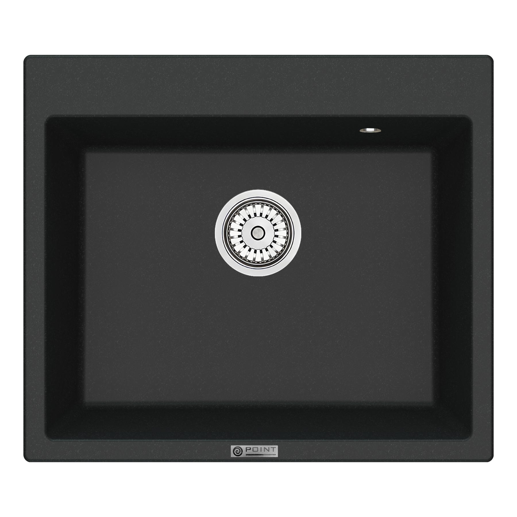 Мойка кухонная Point Бинга 60 PN3003B, черный