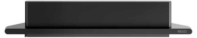 Полка угловая со стеклоочистителем Keuco Aveno 14657370100 черный матовый