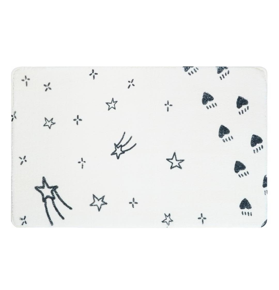 Коврик для ванной Fixsen Teddy Sky  1-ый, FX-6001S, белый, 50х80см