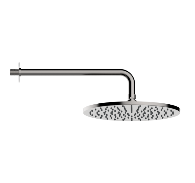Верхний душ 28см Bossini Nobu INH031.075 матовая нерж сталь