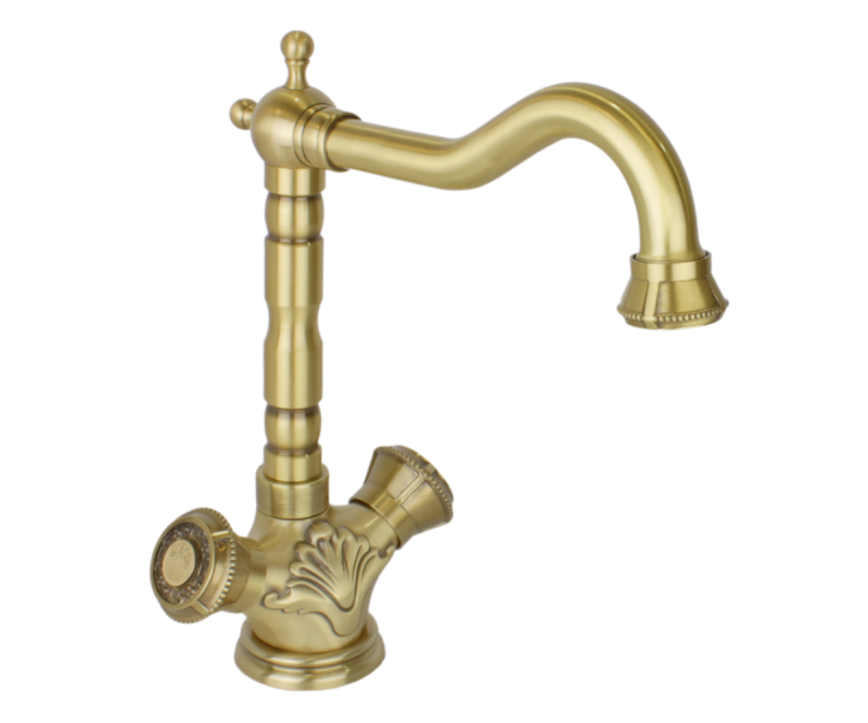 Смеситель для раковины Bronze de Luxe ROYAL 10105, бронза