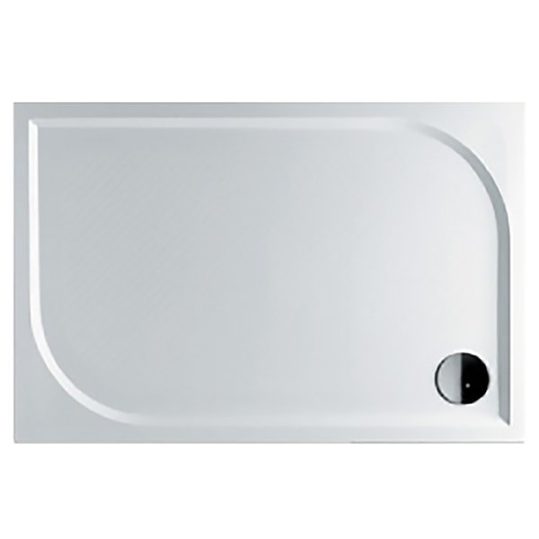 Душевой поддон из искусственного камня Riho Kolping DB32 90x100x3 Белый с противоскользящим покрытием