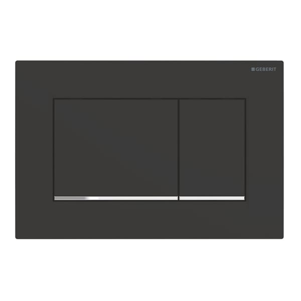 Кнопка смыва Geberit Sigma 30 115.883.14.1 хром глянцевый/черный матовый