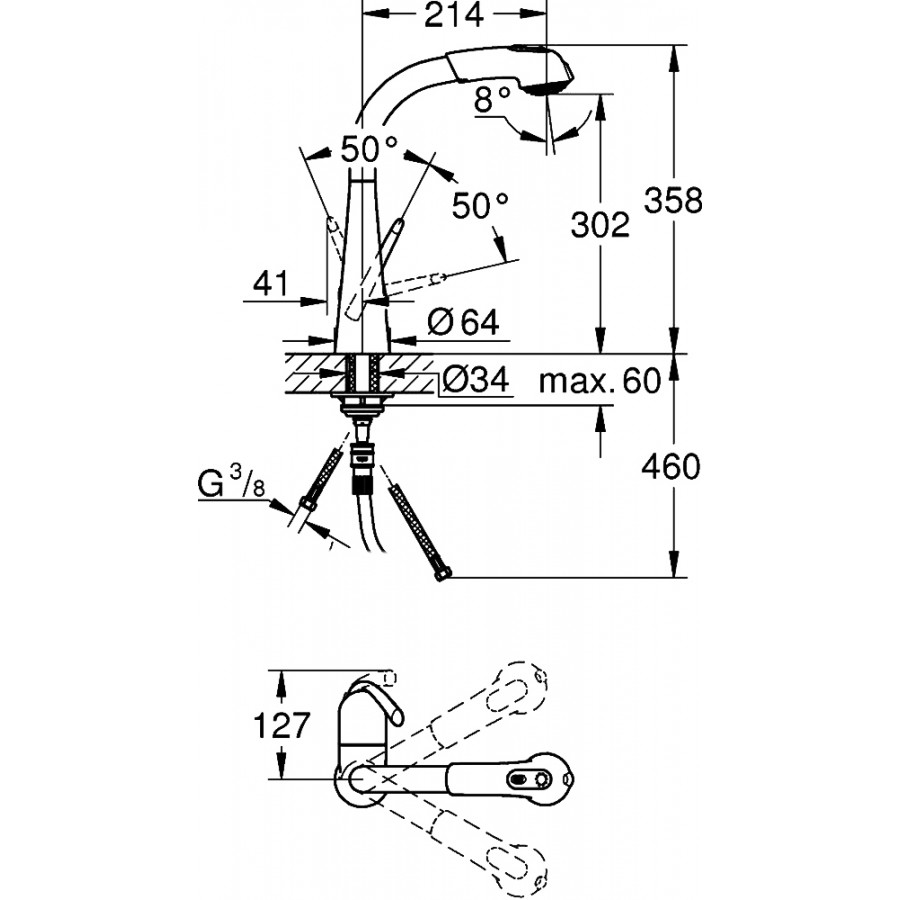 Смеситель Grohe Zedra 32553sd0