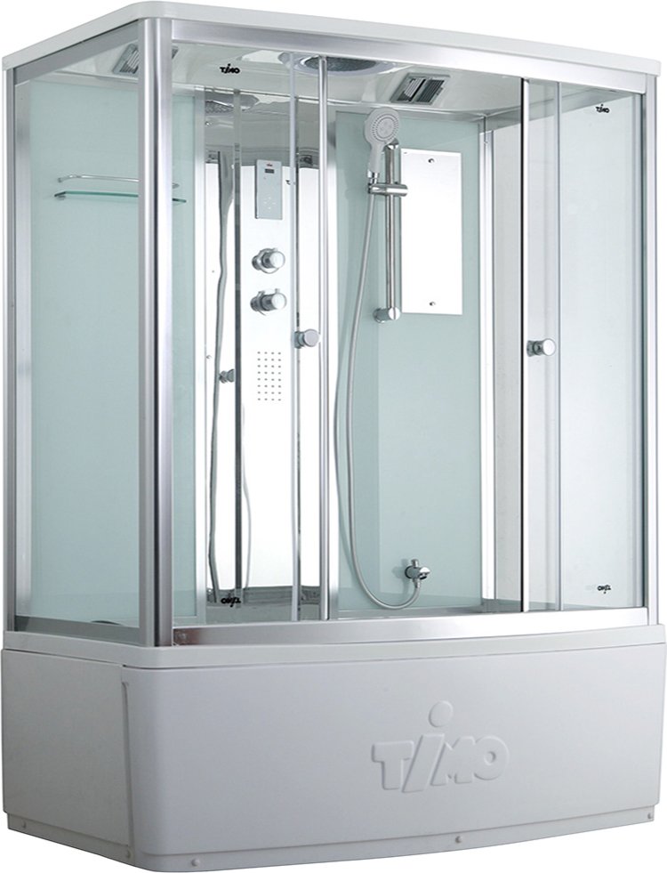 Душевая кабина Timo Comfort T-8870 C 170x88x220 профиль хром глянцевый, стекло прозрачное