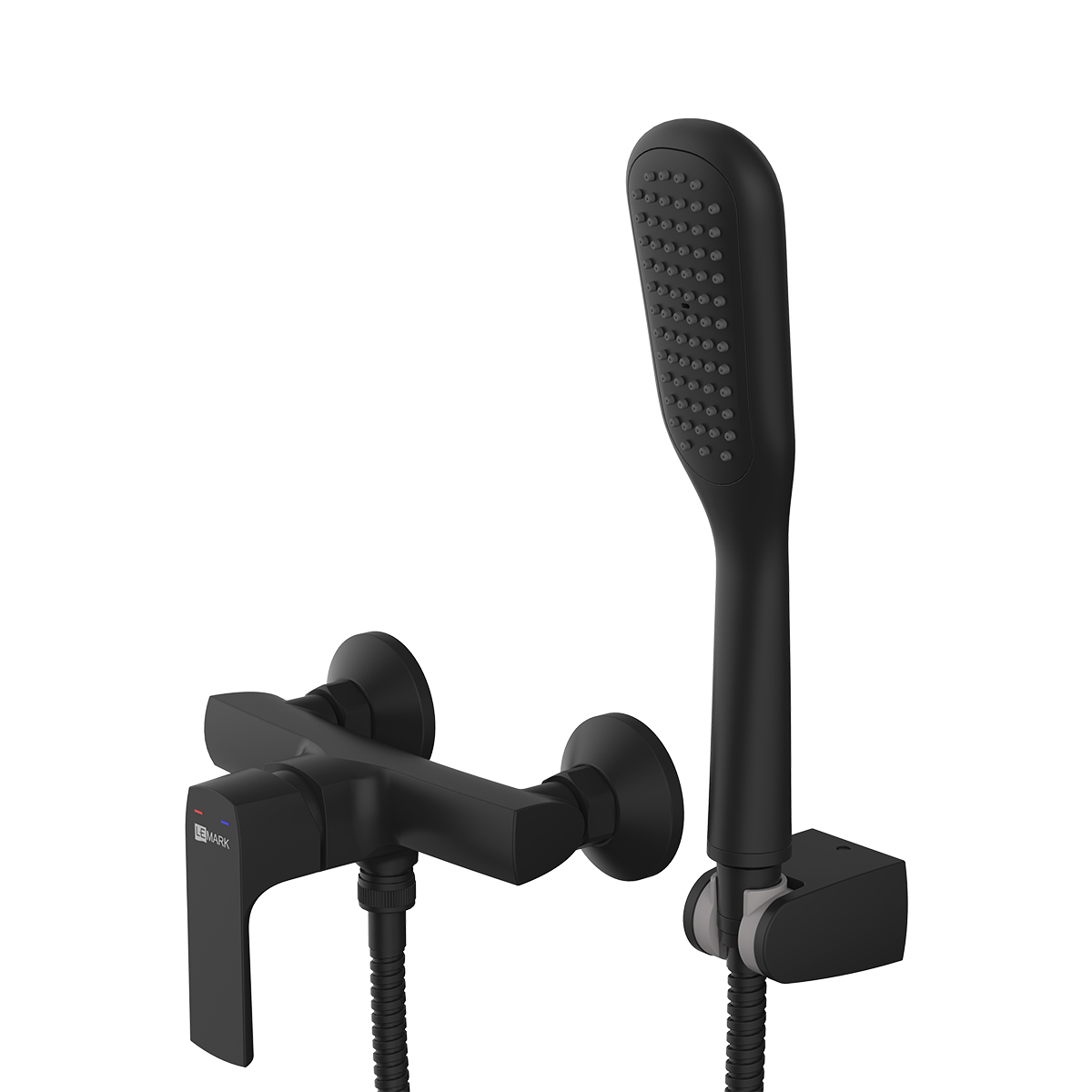 Смеситель для душа Lemark Ursus LM7203BL черный матовый