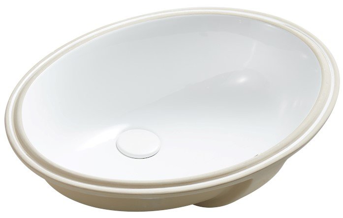 Раковина встраиваемая снизу Aquatek AQ0181-00 46,5х38,5 см белая