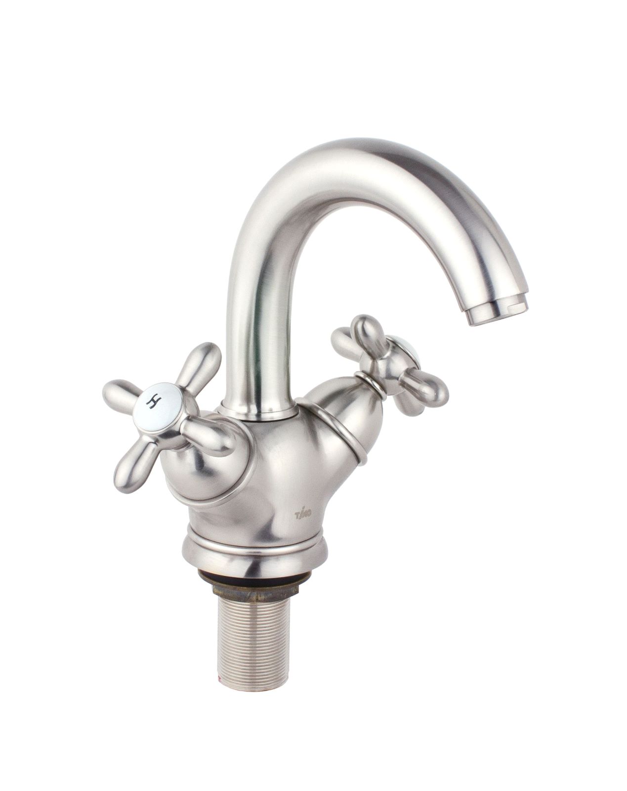 Смеситель для раковины Timo Ritz 0141FN silver серебро