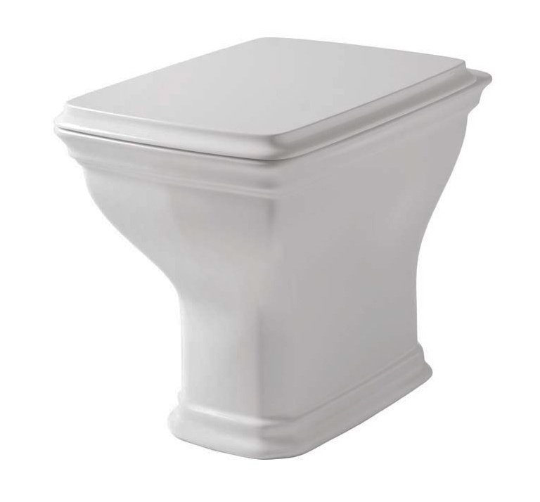 Унитаз приставной (бачок в стене) ArtCeram Civitas CIV002 01;00 белый, без сиденья