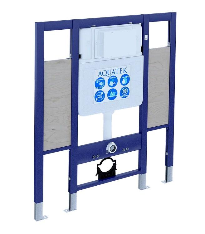 Инсталляция для унитаза Aquatek INS-0000015 для лиц с ограниченными возможностями/установки поручней и опор (с комплектом крепежа)