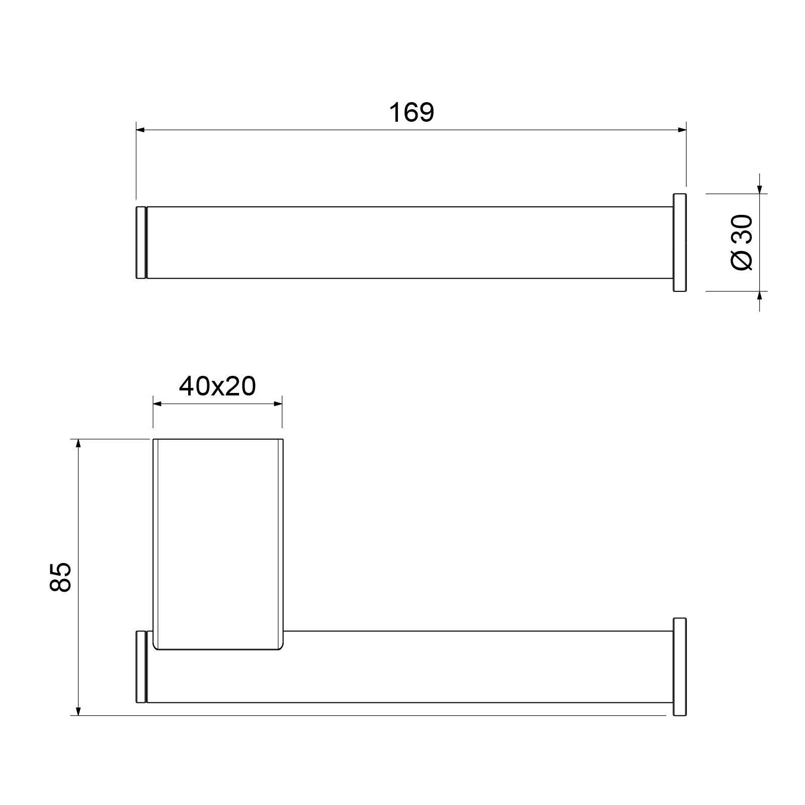 Держатель туалетной бумаги Timo Luiro 18541/18 черное золото