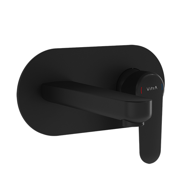 Смеситель для раковины Vitra Root Round A4272136EXP черный матовый