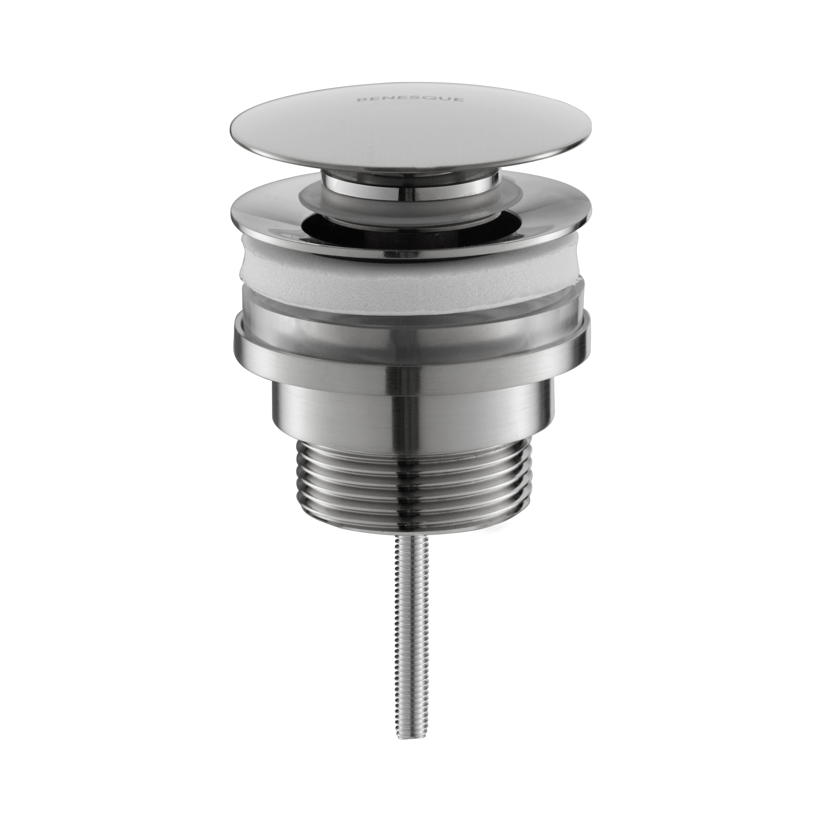 Донный клапан универсальный Benesque 39010202 никель брашированный