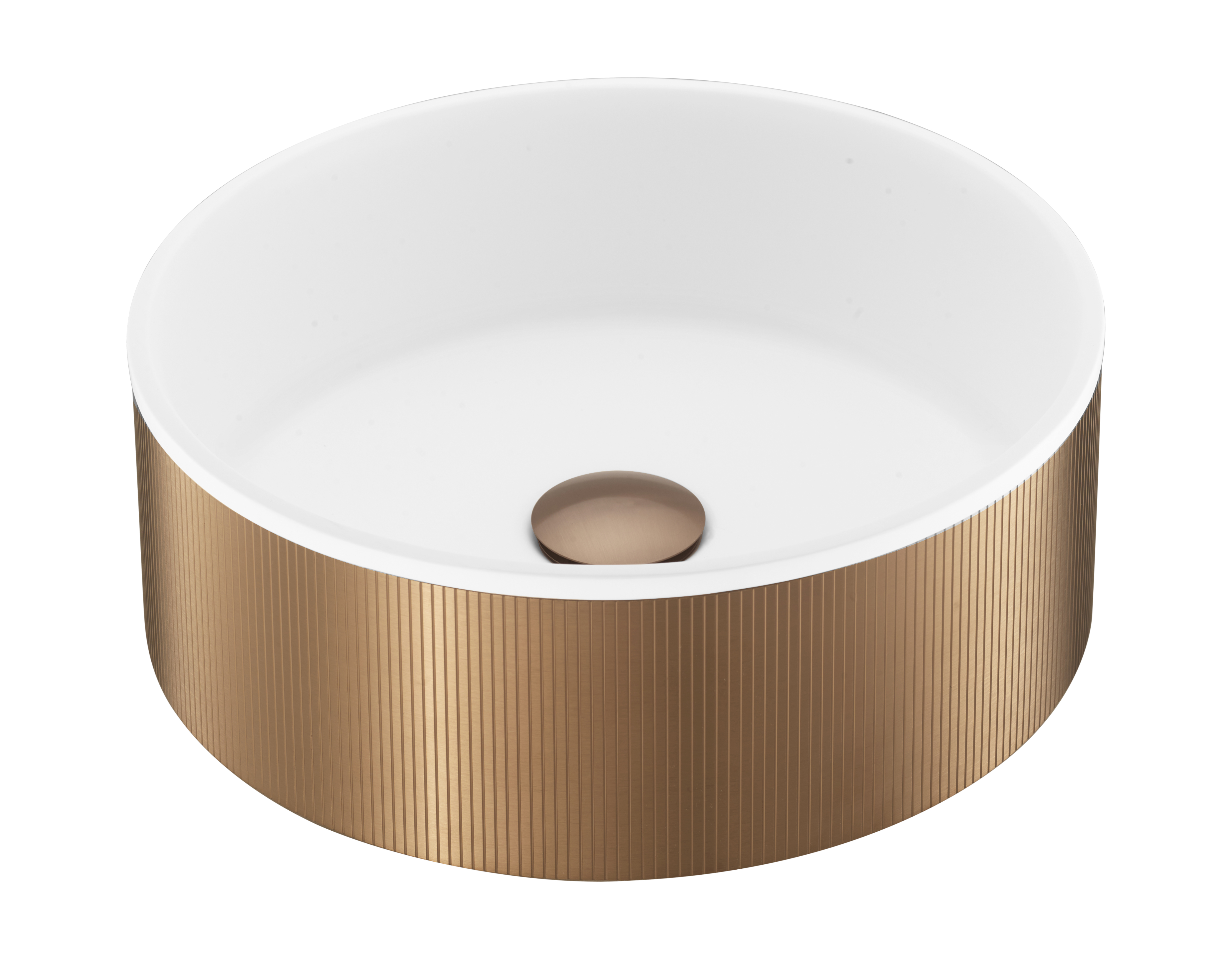 Раковина накладная 36см Benesque Lumiere 3001010106 бронза брашированная