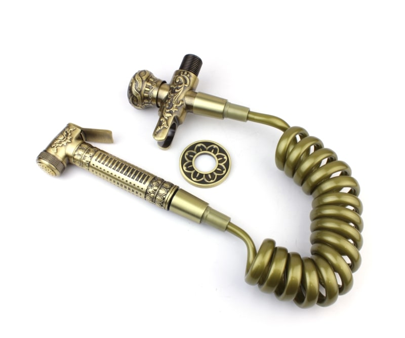 Гигиенический душ без смесителя Bronze de Luxe ROYAL 10235/1, бронза