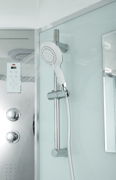 Душевая кабина Timo Comfort T-8802 L F 120x85x220 профиль хром глянцевый, стекло матовое