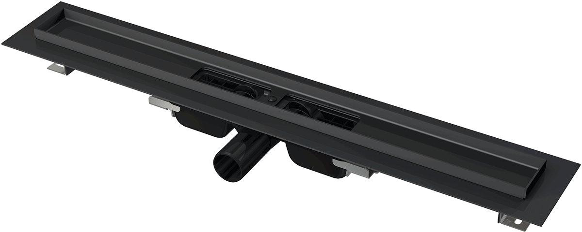 Душевой лоток AlcaPlast APZ101BLACK-750 с опорами