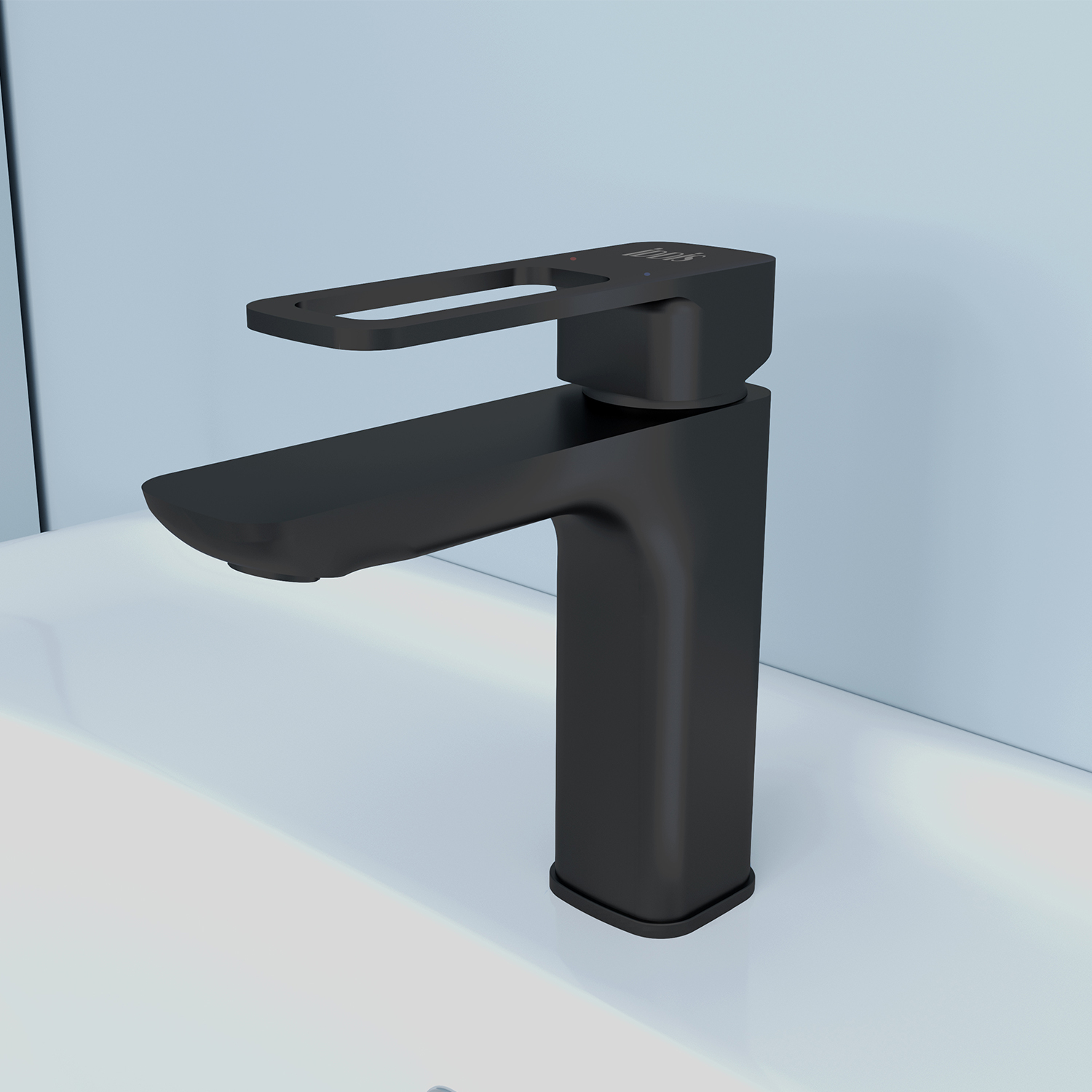 Смеситель для раковины IDDIS Slide SLIBL00i01 черный матовый