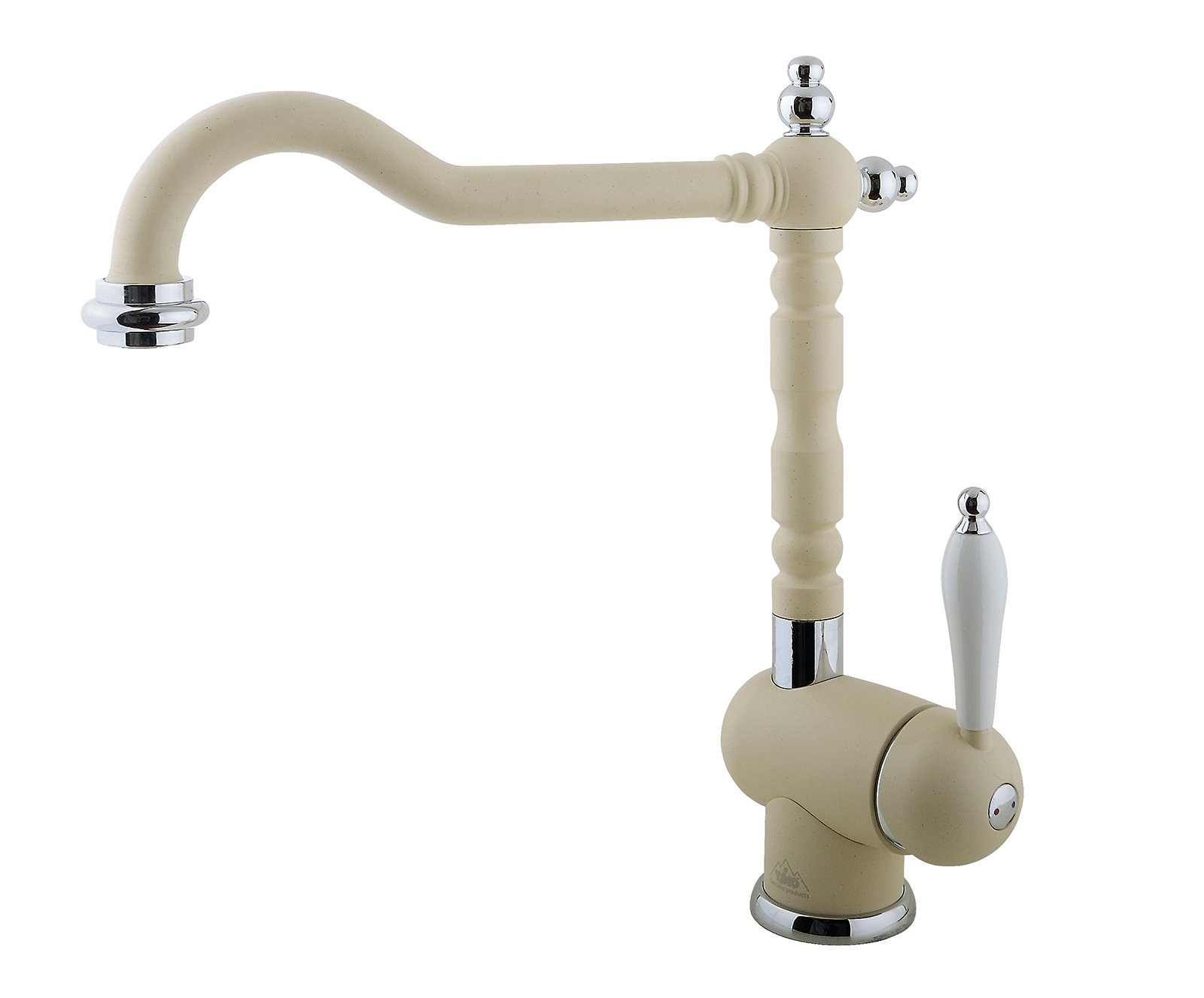 Смеситель для кухни Timo Morea 2406F champagne шампань