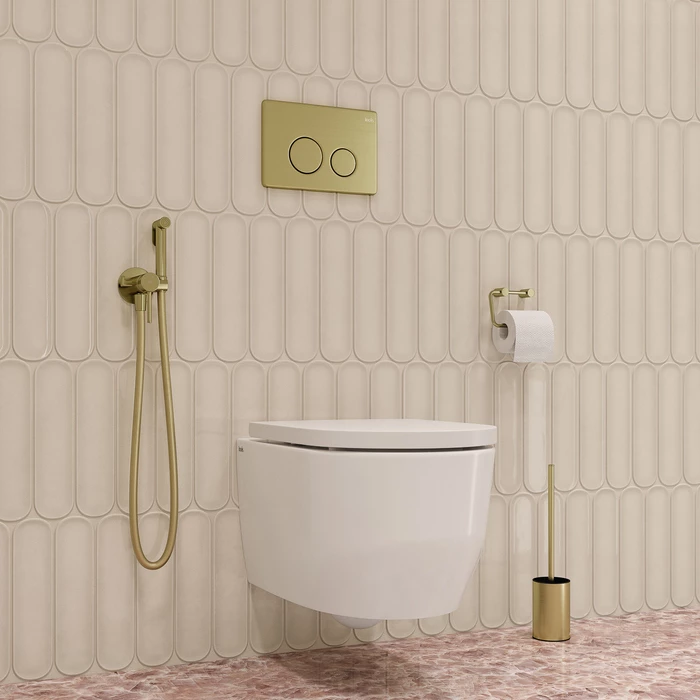 Гигиенический душ со смесителем IDDIS 005MGR0i08 золото матовое