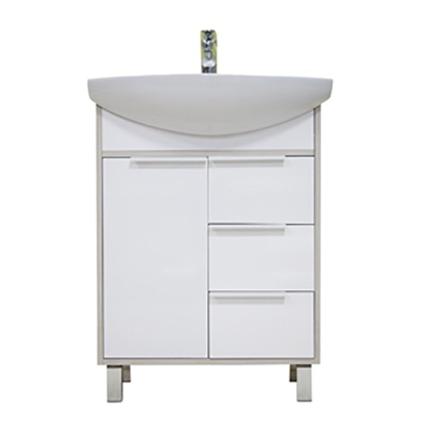 Тумба под раковину Акватон Рико 65 1A213301RIB90 Белый Ясень фабрик