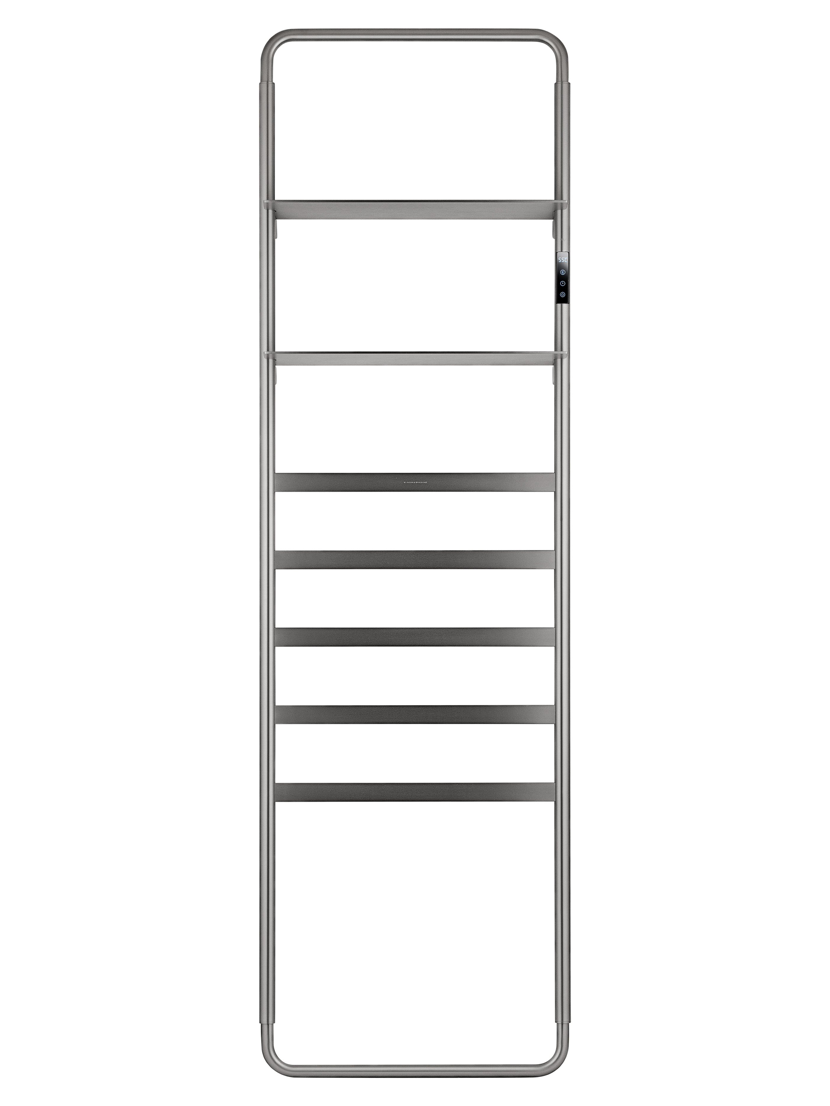 Полотенцесушитель электрический WONZON & WOGHAND DÜSSELDORF, Брашированный никель (WW-A205-BR)