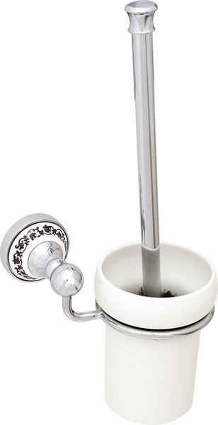 Ершик для унитаза Fixsen Bogema FX-78513А(78518) Хром Белый