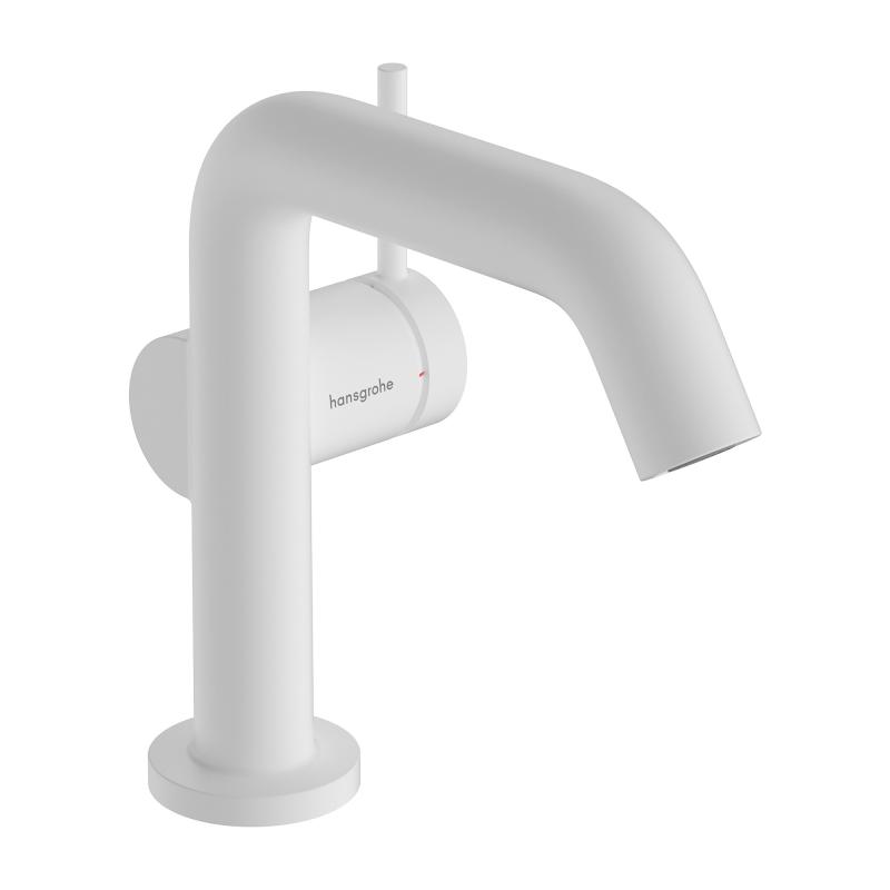 Смеситель для раковины Hansgrohe Tecturis S 73320700 белый матовый