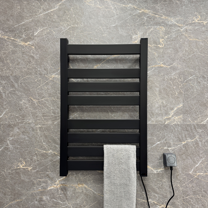 Полотенцесушитель электрический Fixsen HI-TECH 800х500 FX-7500B, черный