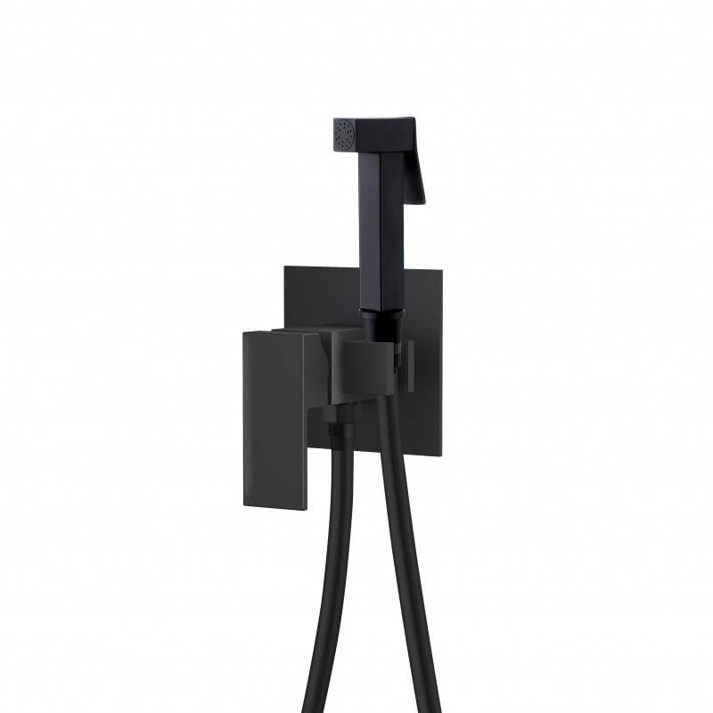 Гигиенический душ со смесителем D&K Bayern.Liszt DA1514505, черный